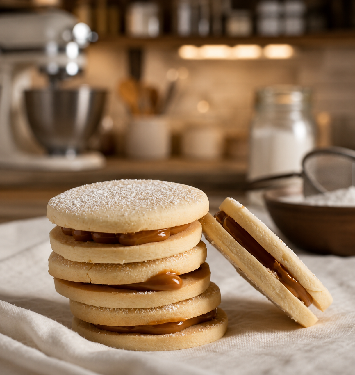 Alfajor estilo peruano